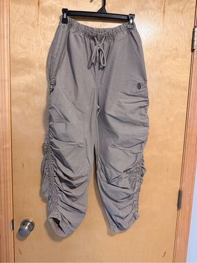 FP Movement by Free People Ruched Track Pants - Olive
Brown Gray Color - small